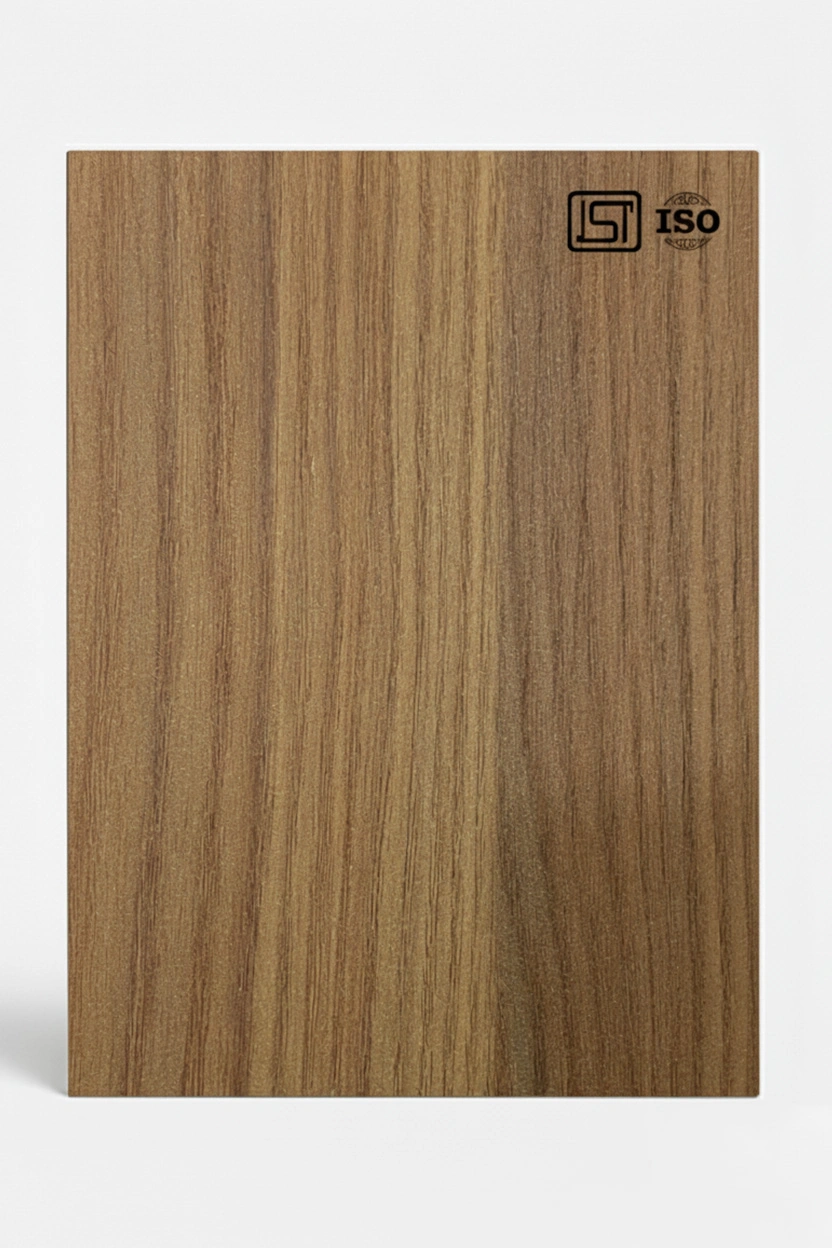 1008 RC | Ultimate Brown, Warm Teak Brown Matte Finish Wooden Decorative Laminate - Image 2
