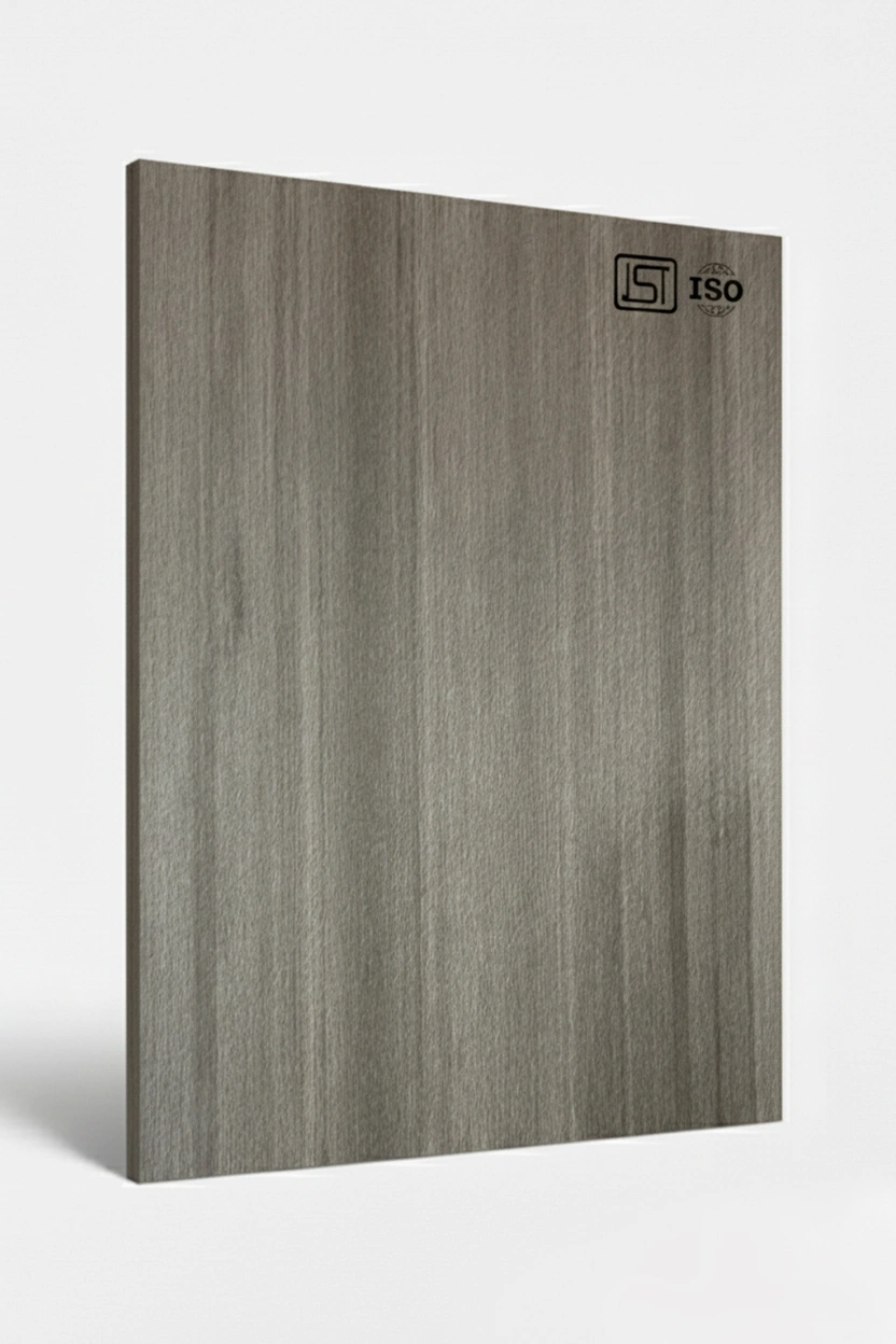 1009 EF | Ashbury, Ash Grey Matte Finish Fluted Wooden Decorative Laminate