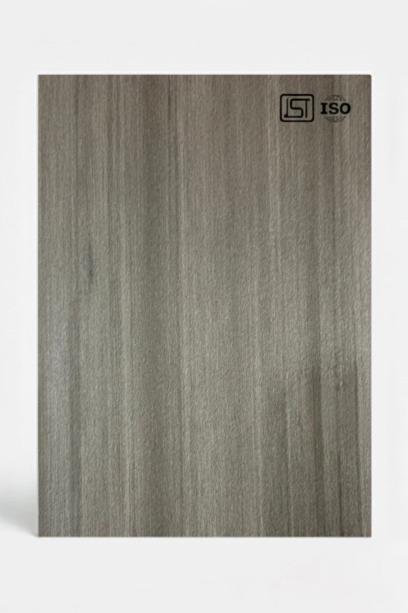 1009 EF | Ashbury, Ash Grey Matte Finish Fluted Wooden Decorative Laminate - Image 2