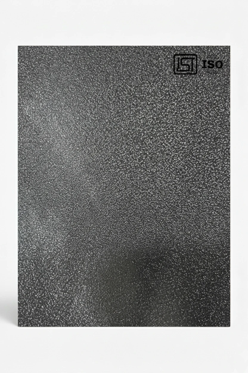 1012 SSS | Midnight Magic, Graphite Black Matte Finish Marble Decorative Laminate - Image 2
