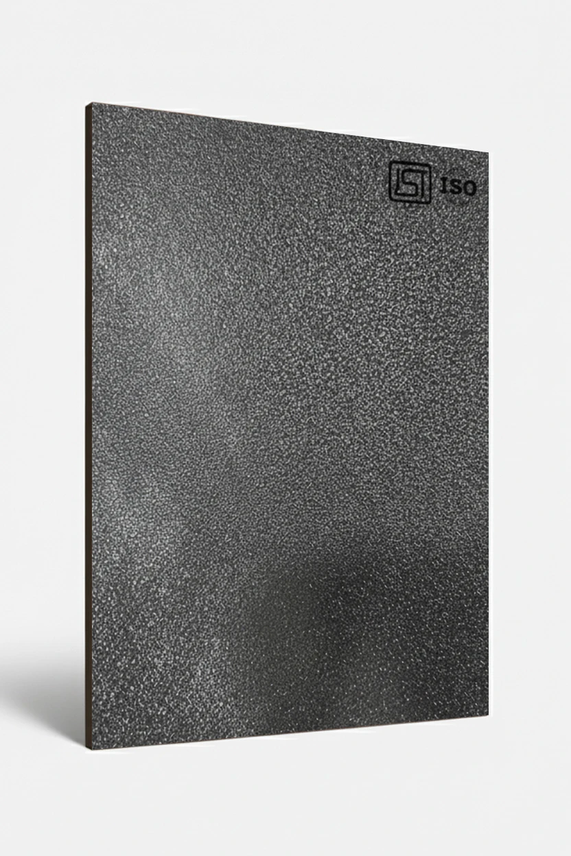 1012 SSS | Midnight Magic, Graphite Black Matte Finish Marble Decorative Laminate