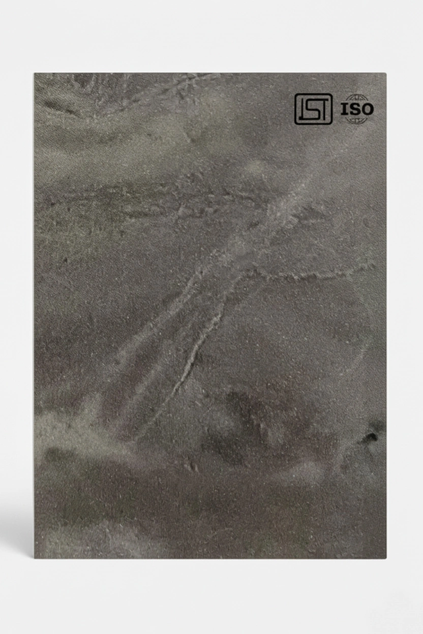 1016 SM | Hazy Marble, Smoky Ash Grey Matte Finish Marble Decorative Laminate - Image 2