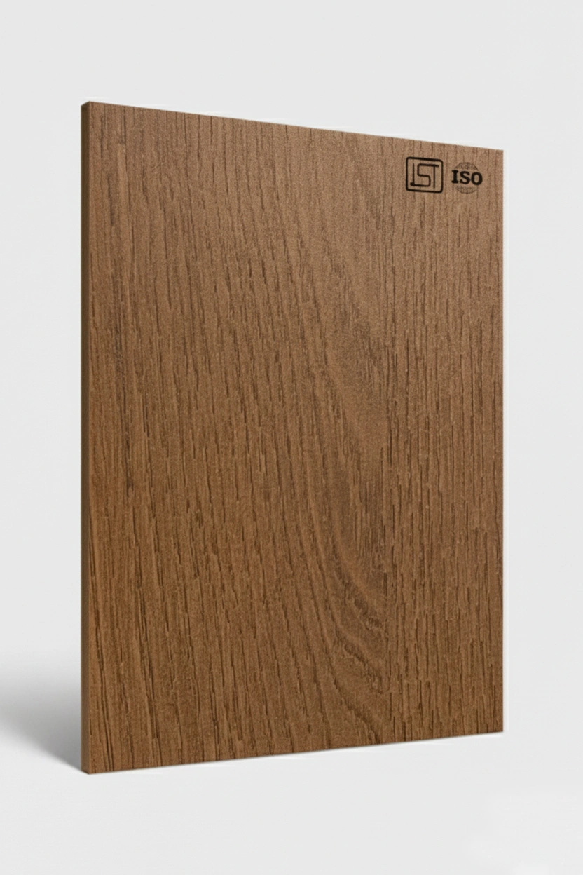 1037 KS | Grateful Gold, Medium Walnut Brown Matte Finish Wooden Decorative Laminate