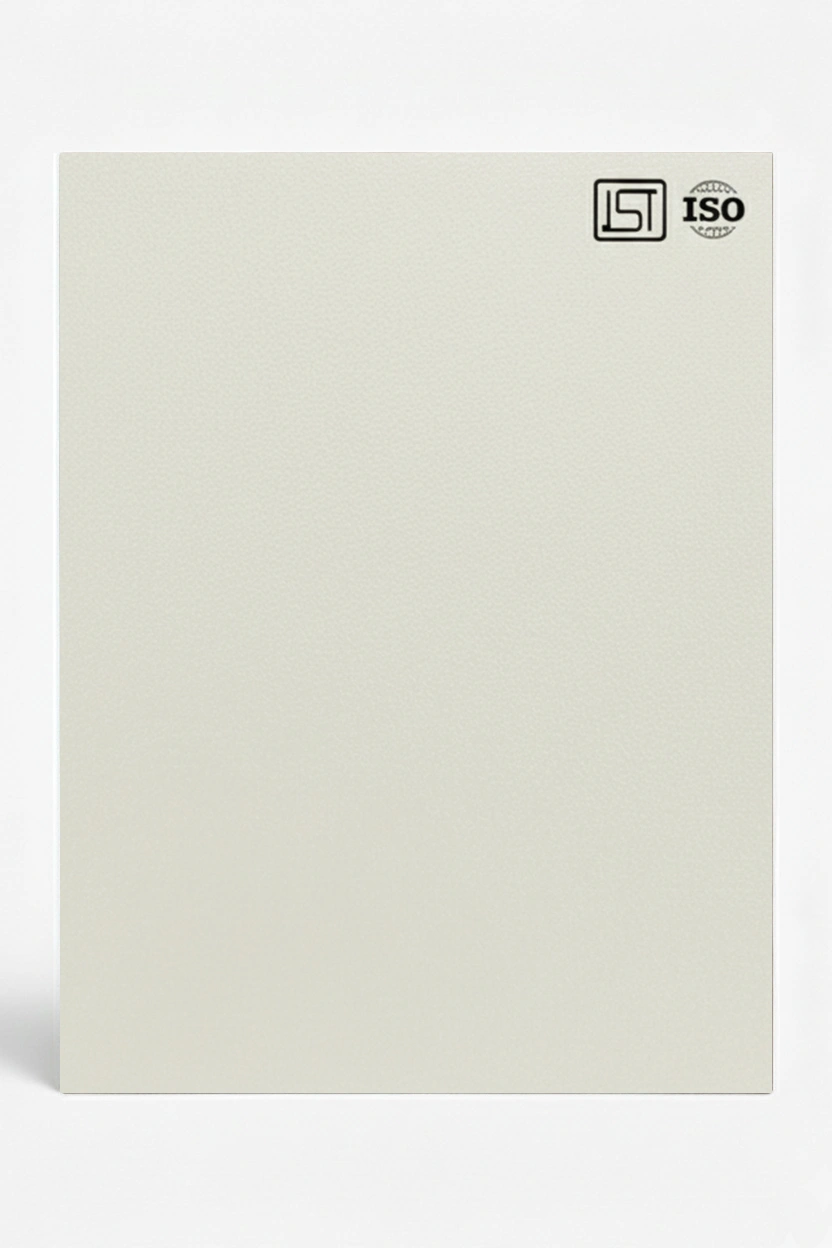 1170 SM | Frosty White, Off -White Silky Matte Finish Fabric Decorative Laminate - Image 2