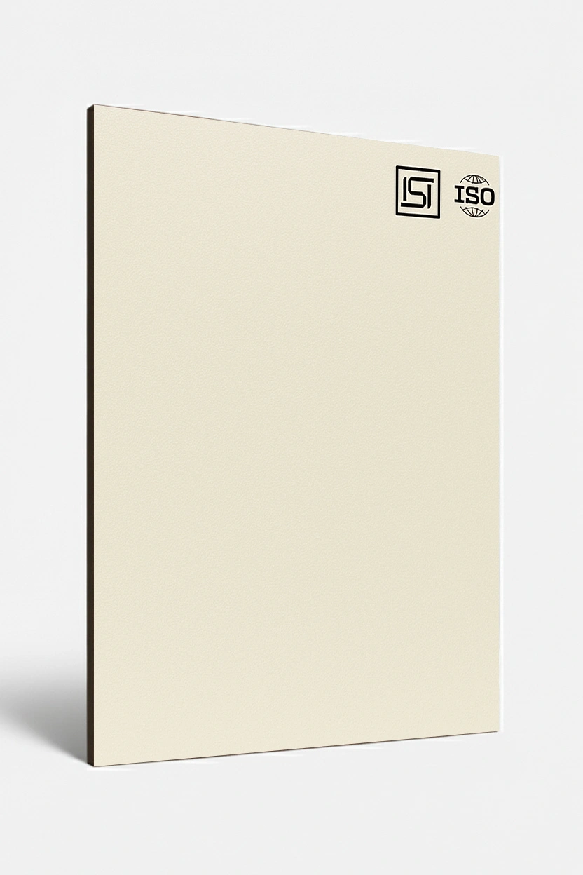 1170 SM | Frosty White, Off -White Silky Matte Finish Fabric Decorative Laminate