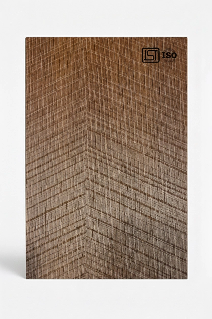 1204 VB | Strand Weft, Walnut Brown Matte Finish Wooden Decorative Laminate - Image 2