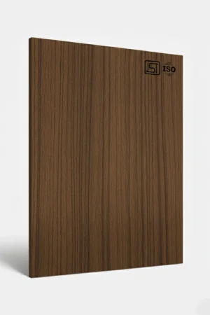 1300 EF | Choco-Chip, Medium Walnut Brown Matte Finish Fluted Wooden Decorative Laminate