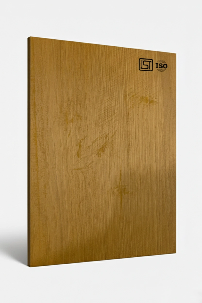 1323 TB | Iron Fog, Golden Oak Brown Matte Finish Wooden Decorative Laminate