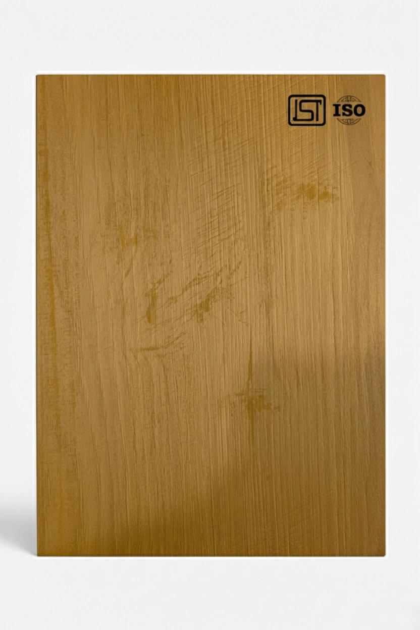 1323 TB | Iron Fog, Golden Oak Brown Matte Finish Wooden Decorative Laminate - Image 2