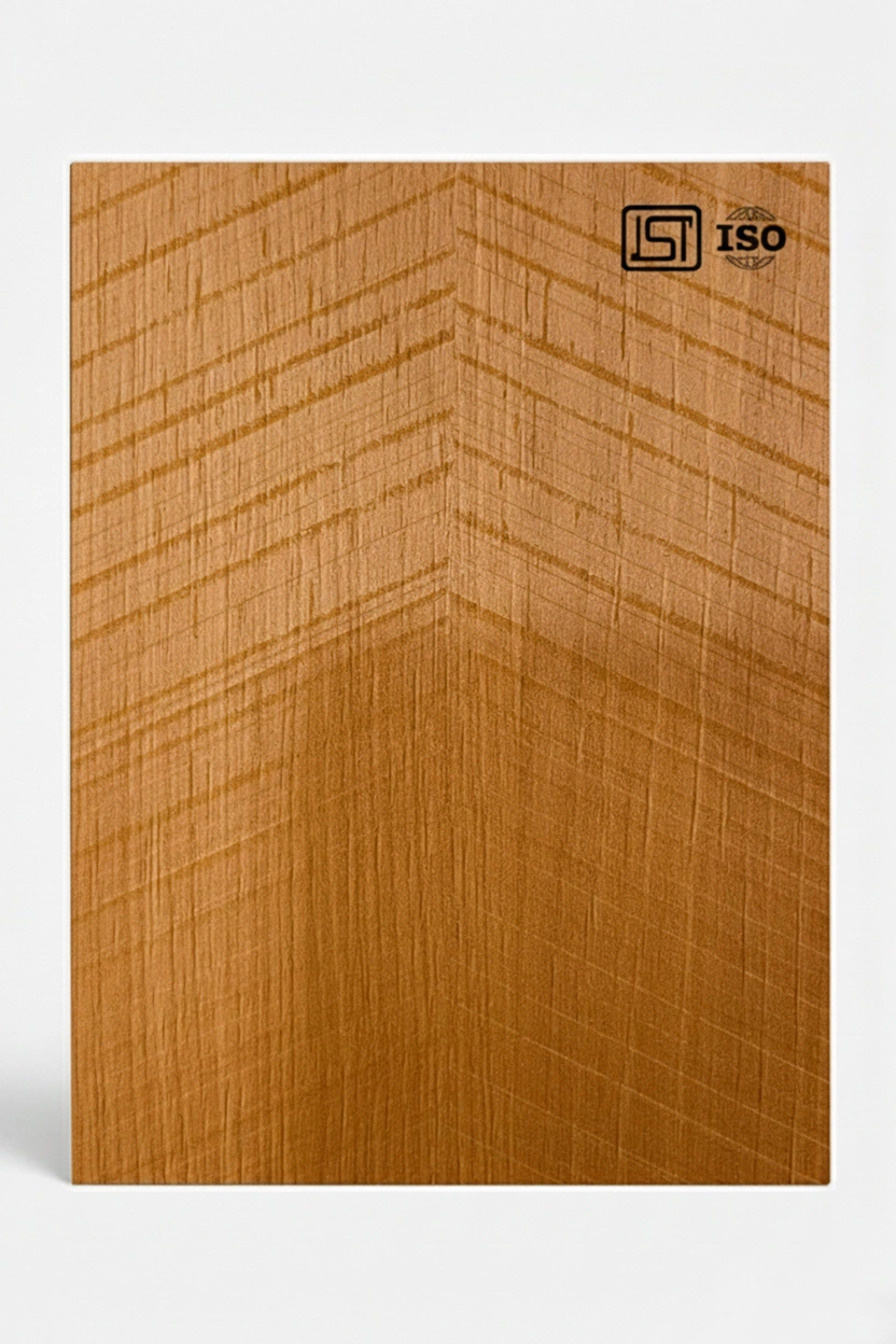 1323 VB | Iron Fog, Golden Oak Brown Matte Finish Wooden Decorative Laminate - Image 2