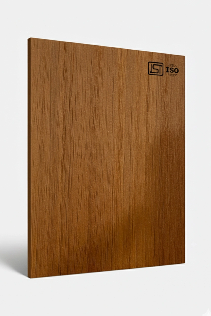 1324 RAC | Golden Burl, Natural Teak Brown Matte Finish Wooden Decorative Laminate