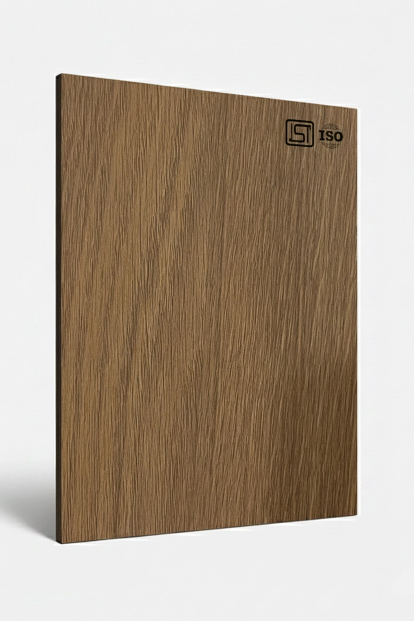 1402 AA | Almond Corduroy, Natural Oak Brown Matte Finish Wooden Decorative Laminate