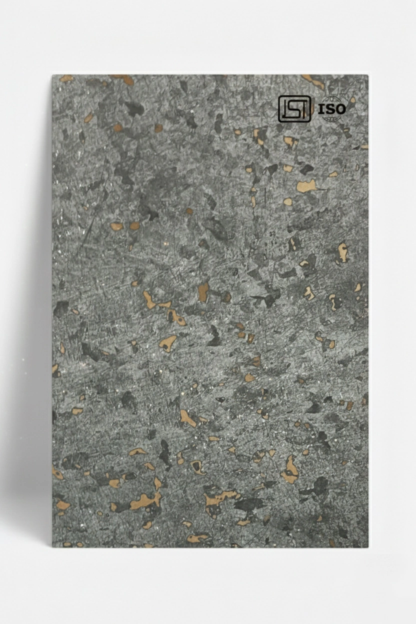 1506 MM | Deep Grove, Dark Concrete Grey Matte Finish Marble Decorative Laminate - Image 2