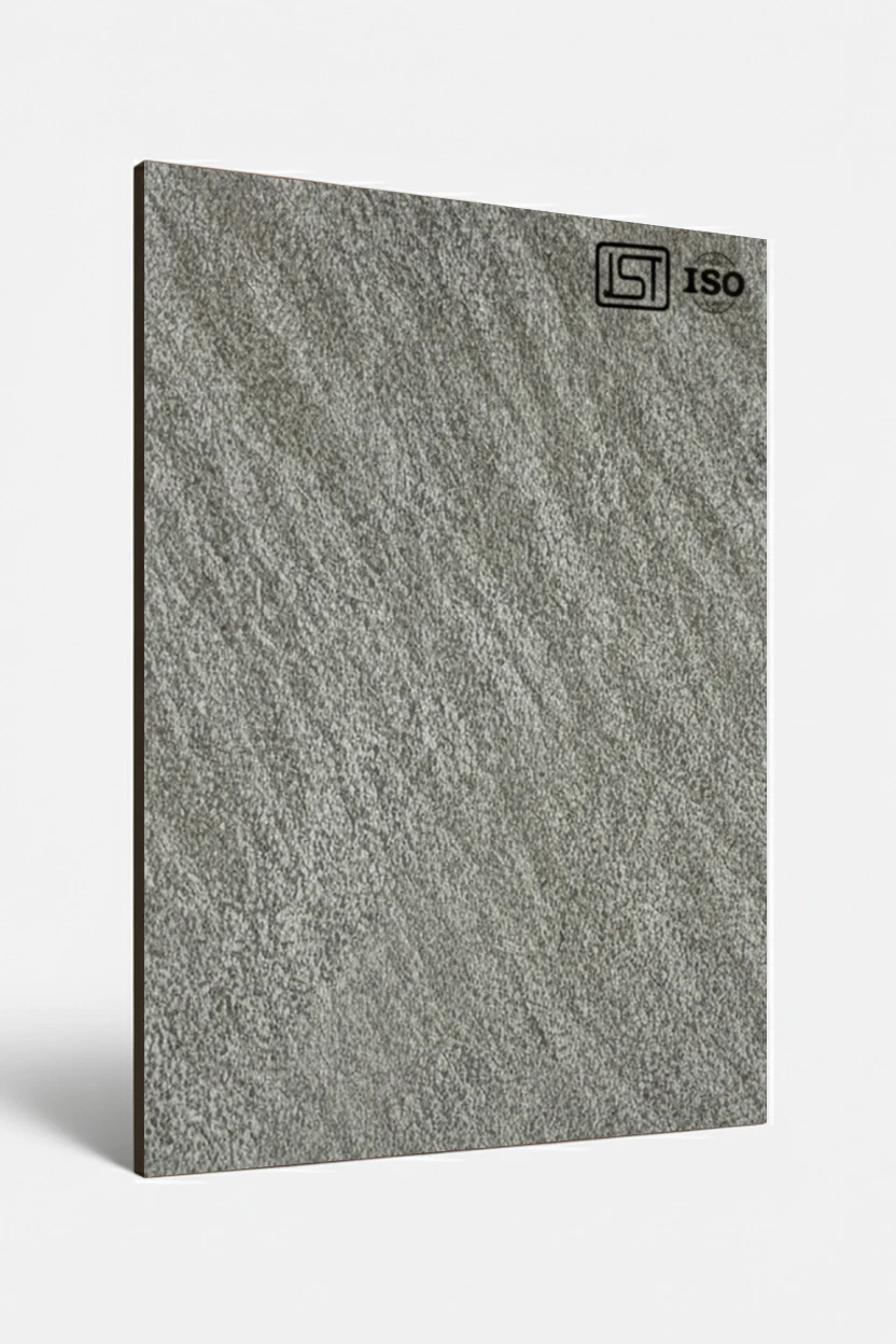 1523 MV | Grey Twill Slate, Warm Ash Grey Matte Finish Marble Decorative Laminate