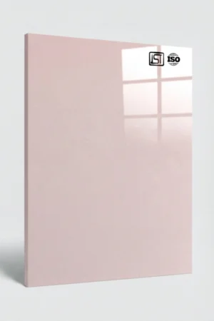 1001 | Snow White, Pure White High Gloss Finish Solid Color Decorative Acrylic Laminate