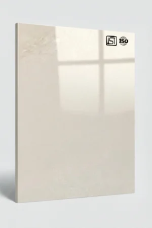 1002 | Frosty White, Vanilla White High Gloss Finish Solid Color Decorative Acrylic Laminate