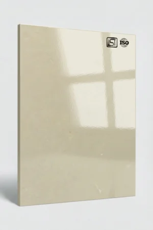 1005 | Skimmed Cream, Cream White High Gloss Finish Solid Color Decorative Acrylic Laminate