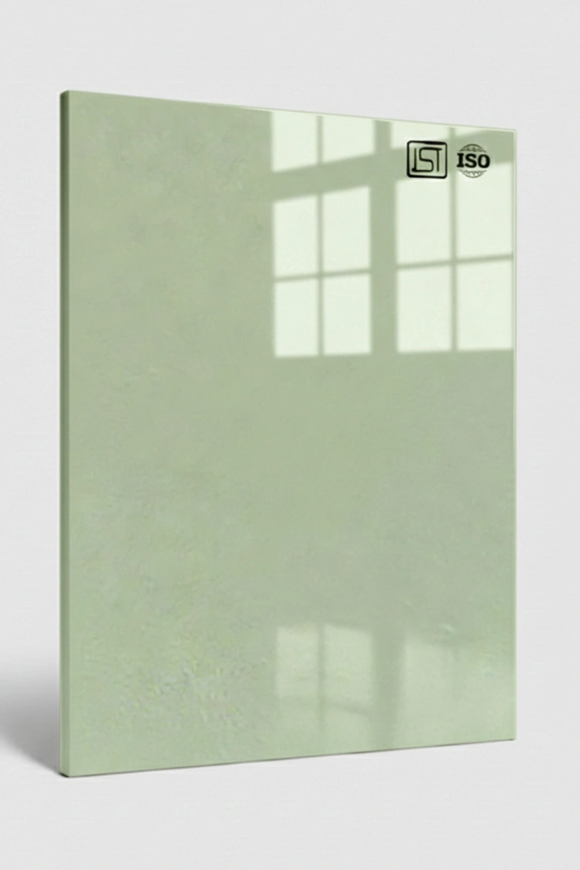 1011 | Tea Green, Frosted Green High Gloss Decorative Acrylic Laminate