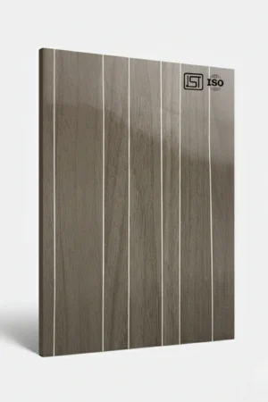 1018 SG | Matte Grey, Ash Brown High Gloss Finish Wooden Decorative Laminate