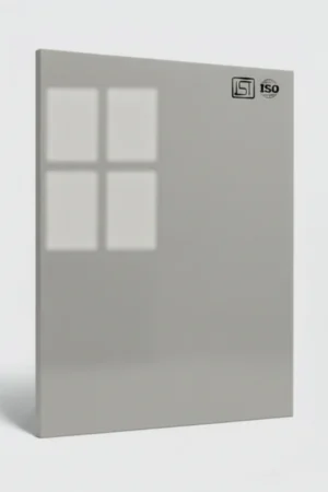 1024 | Ice Grey, Light Silver High Gloss Finish Solid Color Decorative Acrylic Laminate