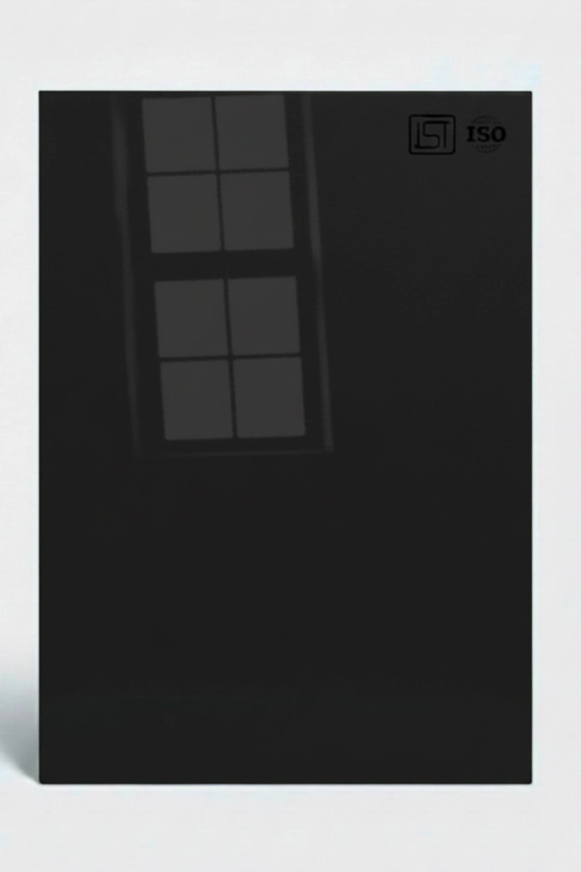 1026 | Carbon Grey, Deep Carbon Grey High Gloss Finish Solid Color Decorative Acrylic Laminate - Image 2