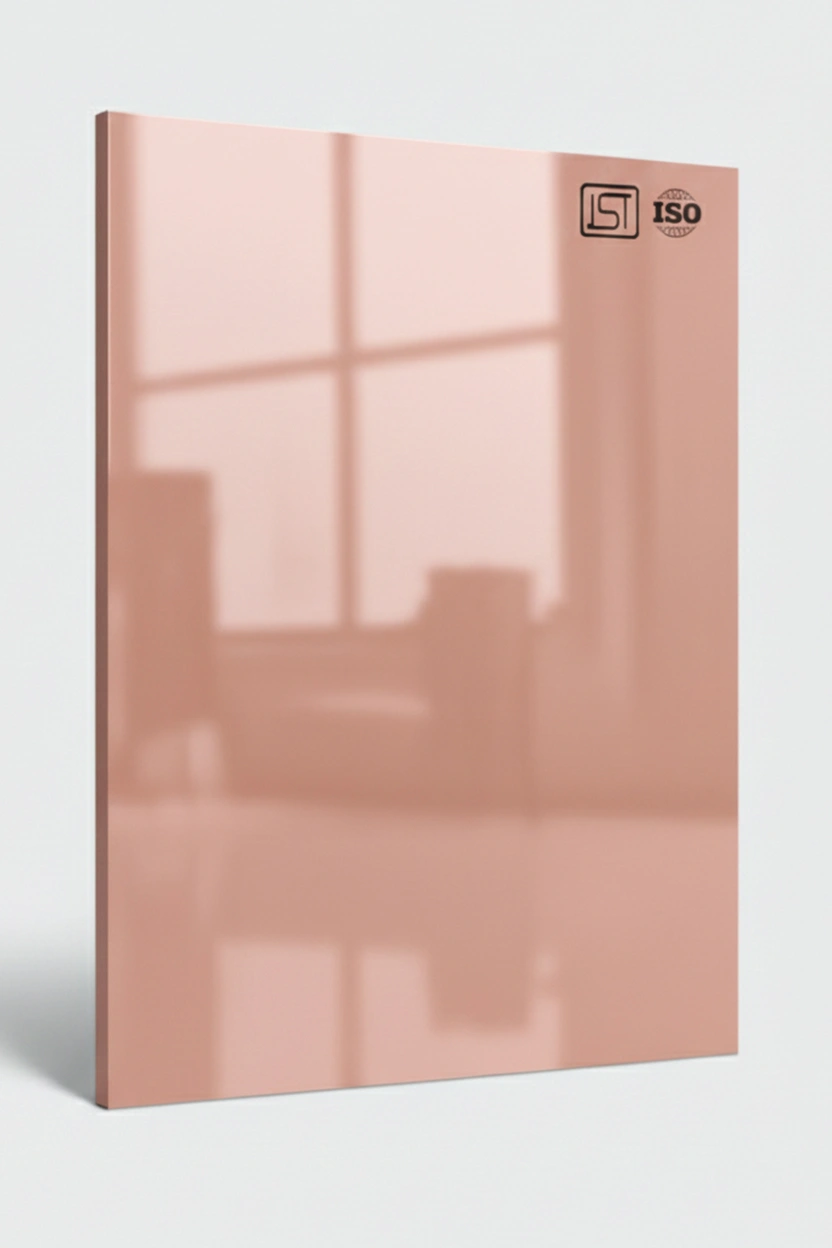 1030 | Peach Blush, Baby Pink High Gloss Decorative Acrylic Laminate