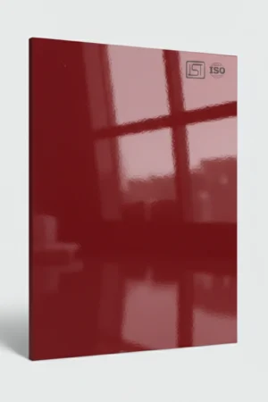 1031 | Maroon Red, Ruby Maroon High Gloss Finish Solid Color Decorative Acrylic Laminate