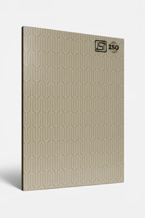 1040 SG | Zyra Motif, Warm Beige High Gloss Finish Decorative Laminate