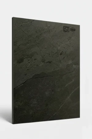 1044 SM | Deep Crevice, Charcoal Slate Grey Silky Matte Finish Marble Decorative Laminate