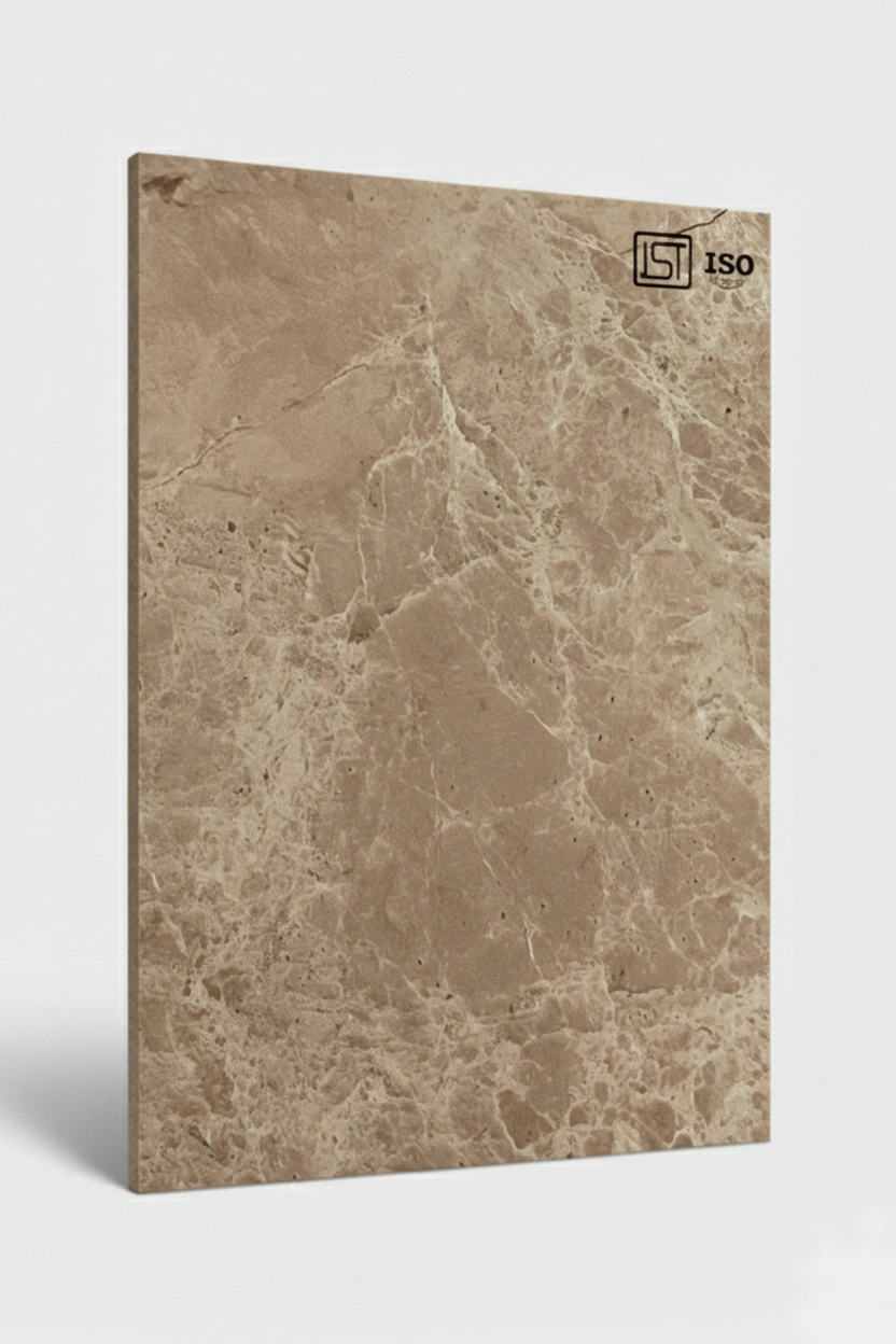 1045 SM | Soft Glint, Beige Silky Matte Finish Decorative Marble Laminate