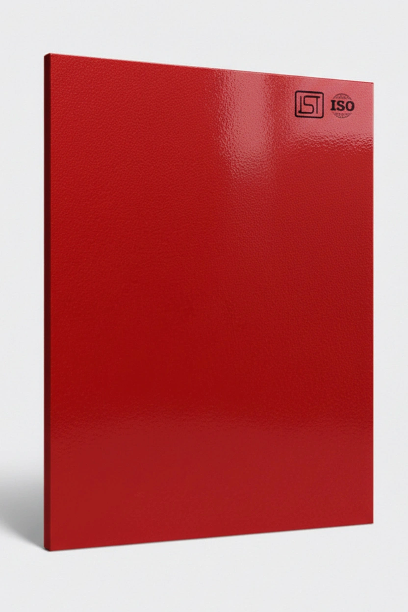 109 SG | Blood Red, Crimson Red High Gloss Finish Solid Color Decorative Laminate