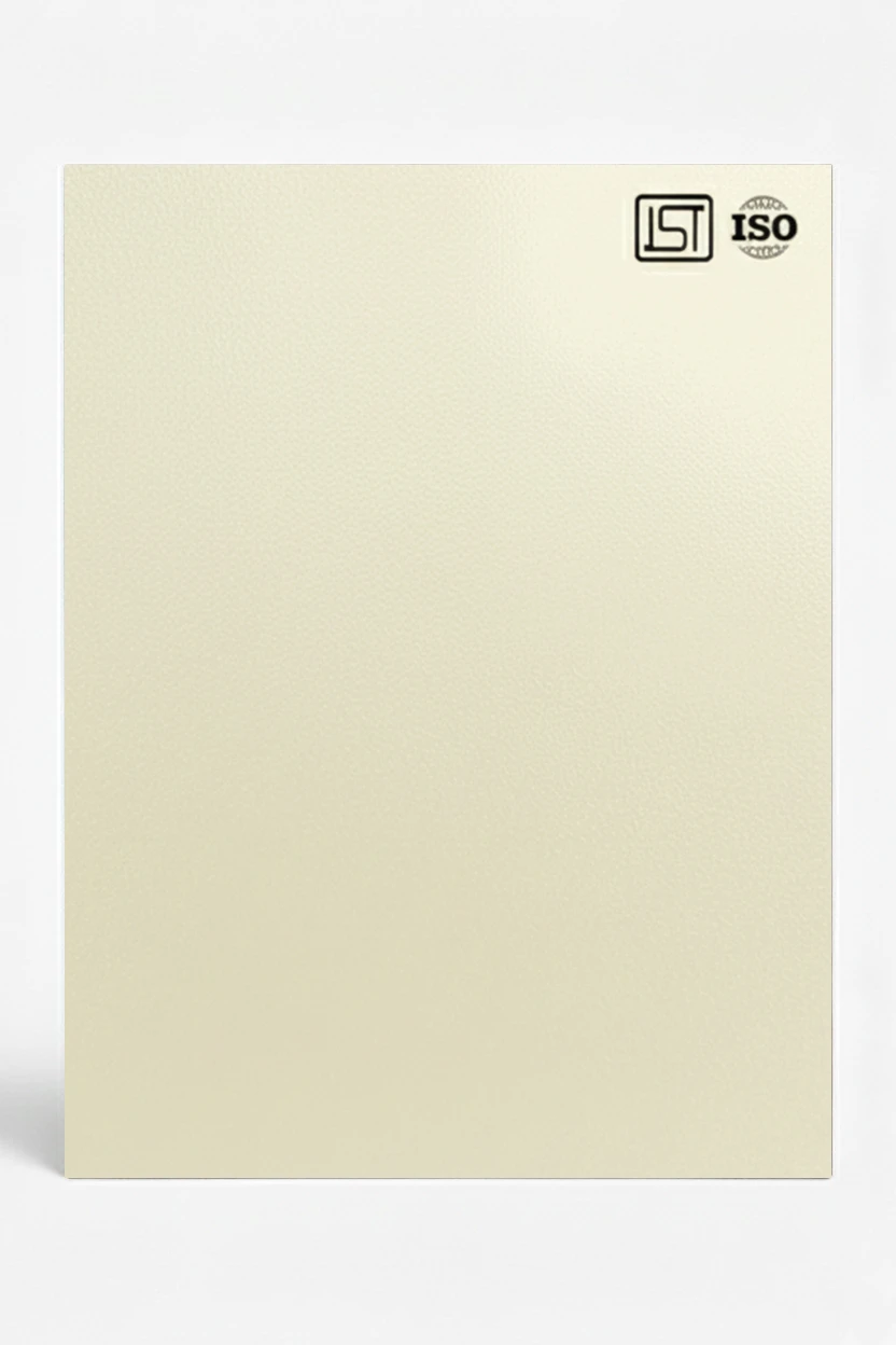 1112 SG | Ivory, Ivory Cream High Gloss Finish Decorative Laminate - Image 2