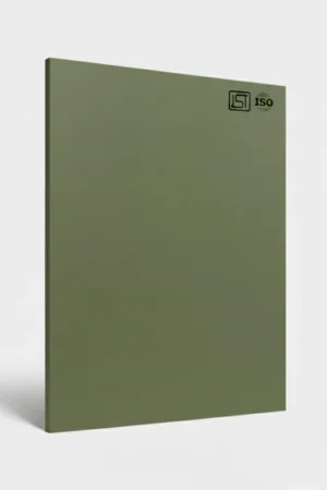 1114 SM | Muted Green, Olive Green Smooth Textured Silky Matte Finish Decorative Laminate