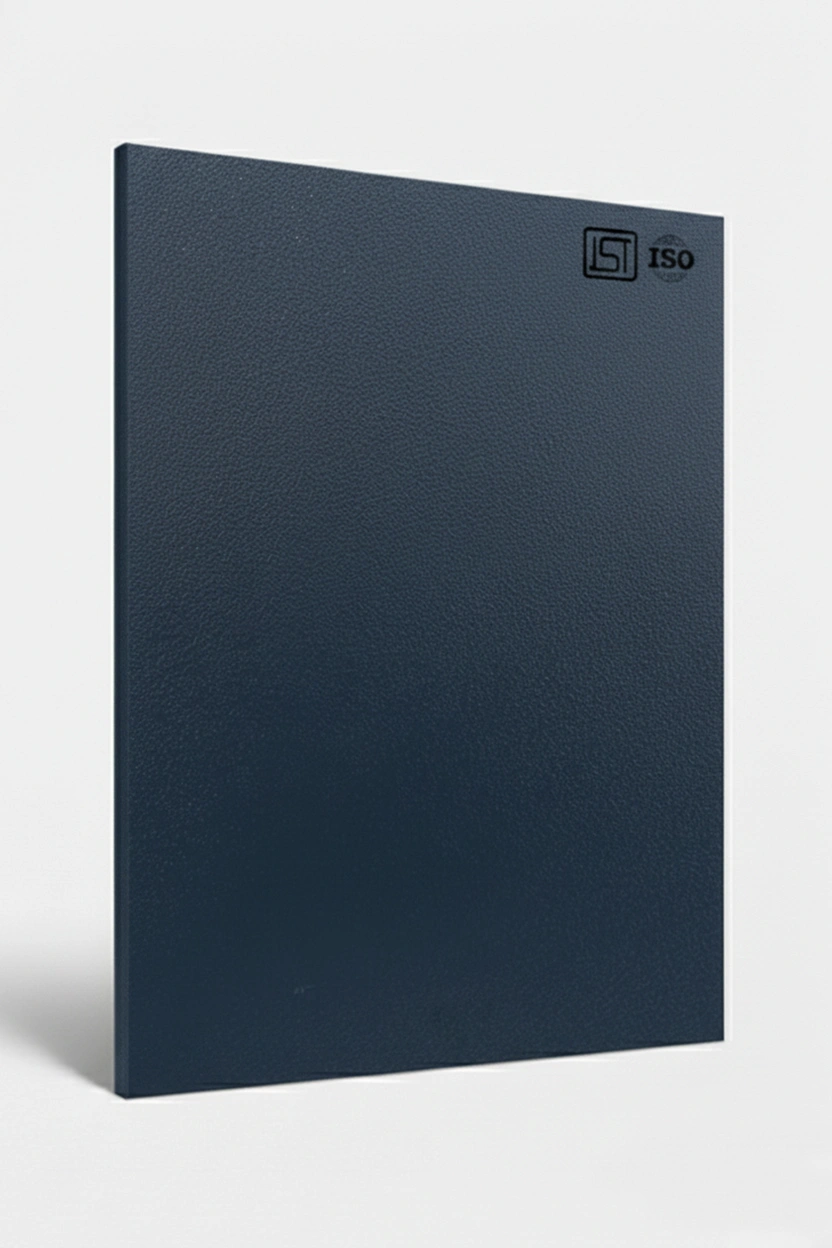 1118 SM | Steel Blue, Deep Navy Blue Smooth Textured Silky Matte Finish Decorative Laminate