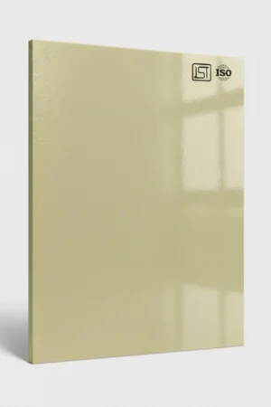 112 SG | Ivory, Cream White High Gloss Finish Solid Color Decorative Laminate