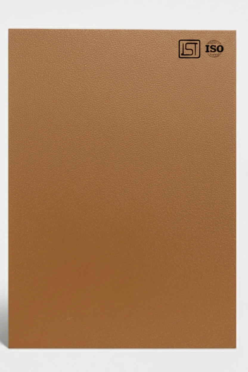 1121 SM | Orange, Burnt Caramel Smooth Textured Silky Matte Finish Decorative Laminate - Image 2