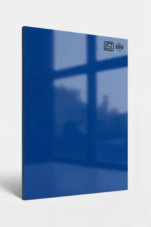 1123 SG | Sapphire Blue, Cobalt Blue High Gloss Finish Decorative Laminate