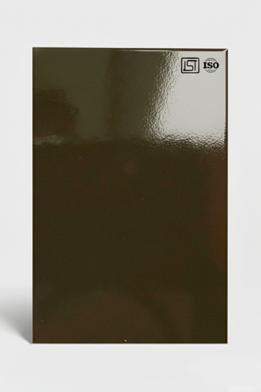 1133 SG | Battleship Grey, Coffee Brown Smooth Textured Glossy Finish Decorative Laminate - Image 2