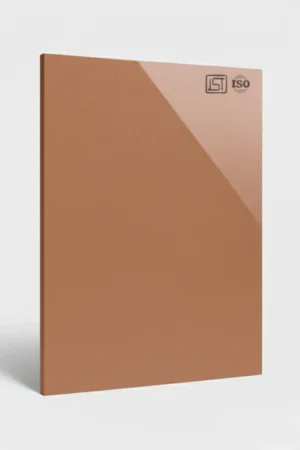 1134 SG | Latte, Burnt Clay Smooth Textured Glossy Finish Decorative Laminate