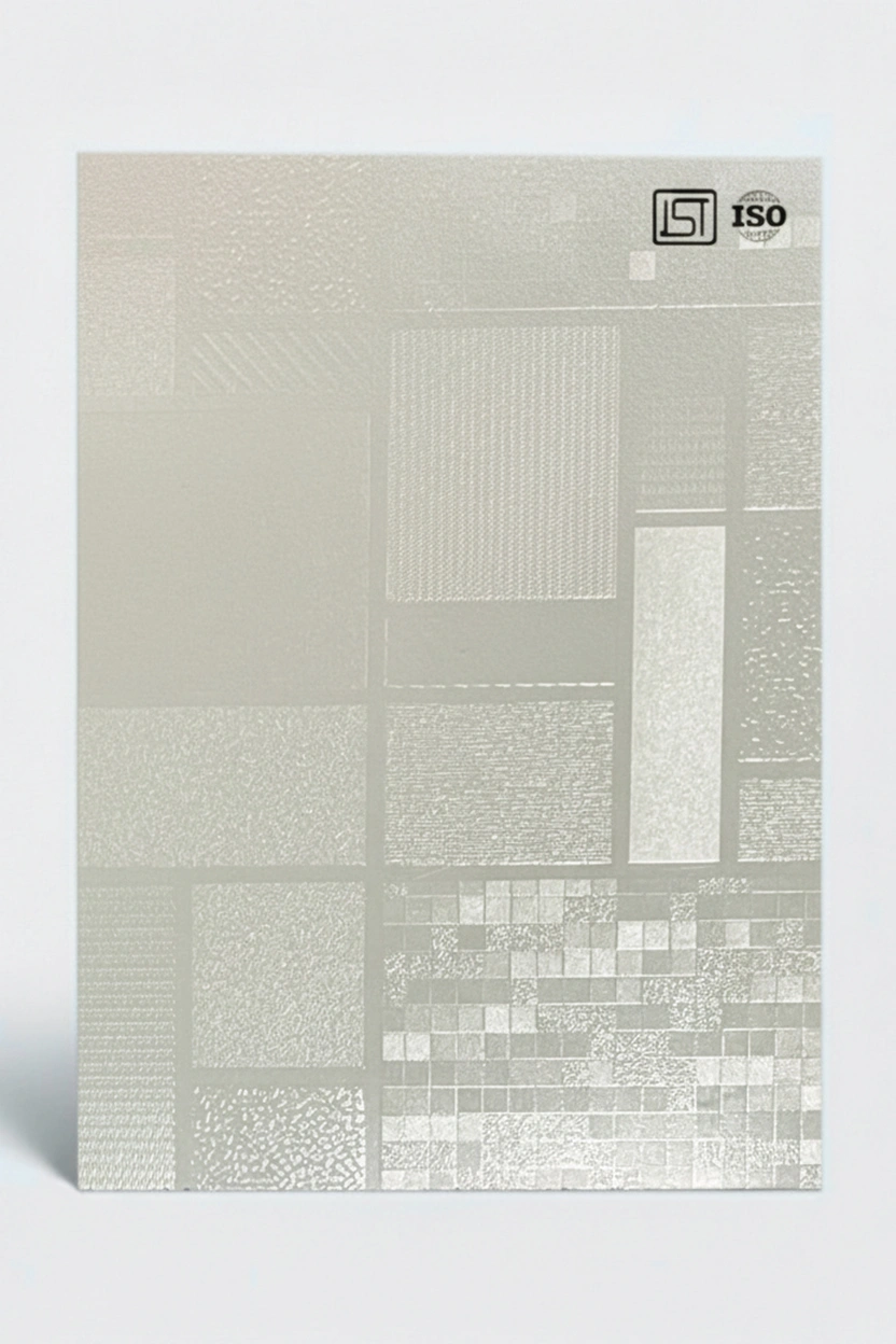 115 BX | Frosty White, Pearl White Shiny Matte Finish Patterned Wooden Decorative Laminate - Image 2