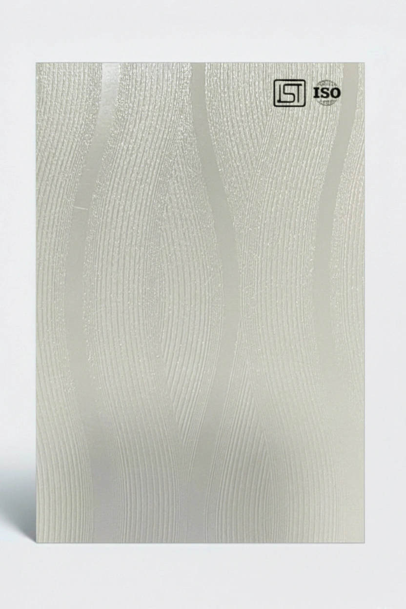 115 CR | Frosty White, Pearl White Silky Matte Finish Wooden Decorative Laminate Sheet - Image 2