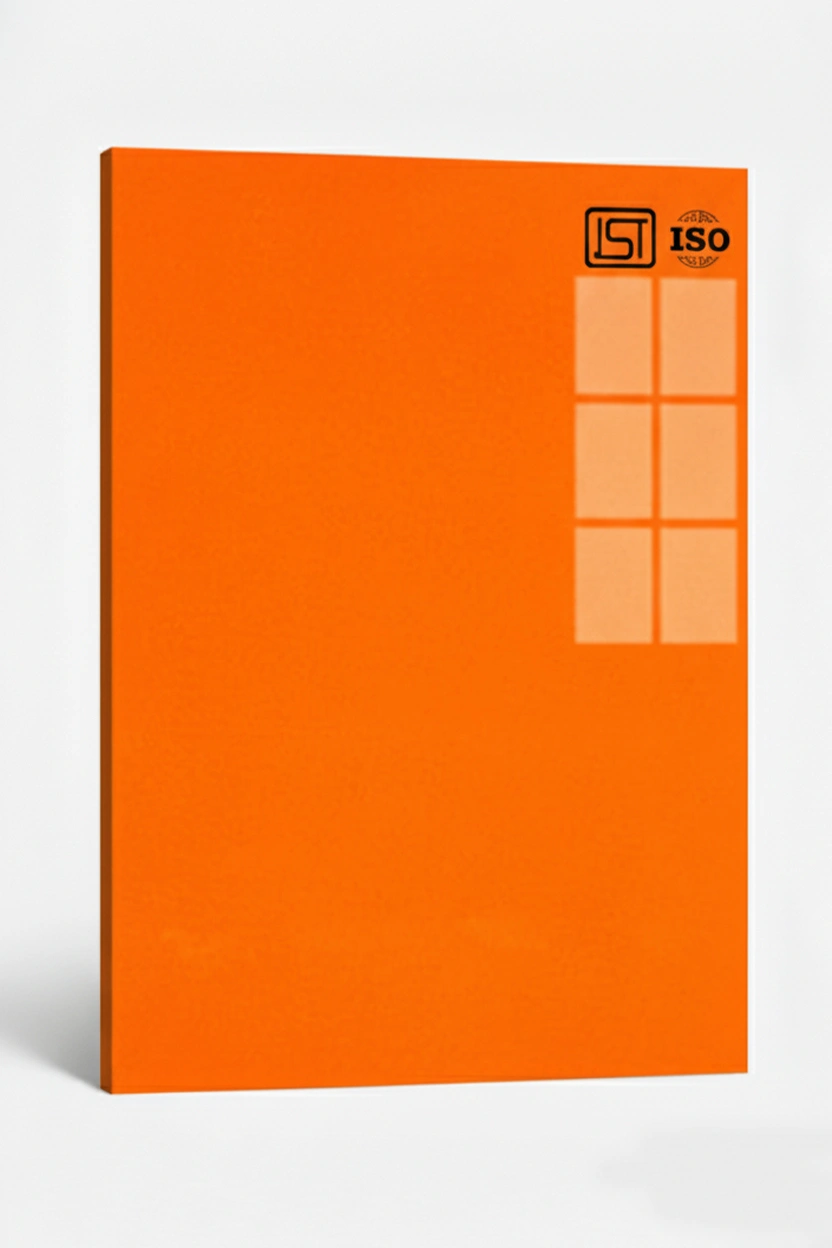 1154 SG | Ogaan Orange, Neon Orange High Gloss Finish Decorative Laminate
