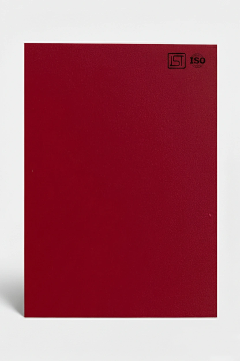 1155 SF | Coral Red, Crimson Red Suede Finish Decorative Laminate - Image 2