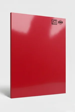 1155 SG | Coral Red, Crimson Red High Gloss Finish Decorative Laminate