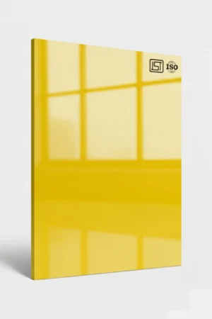 1157 SG | Lemon Yellow, Lemon Yellow High Gloss Finish Decorative Laminate