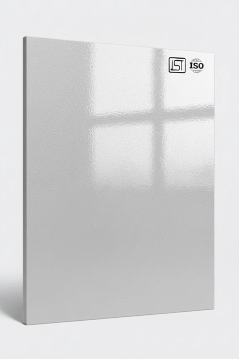 116 SG | Super White, Pearl White High Gloss Finish Solid Color Decorative Laminate