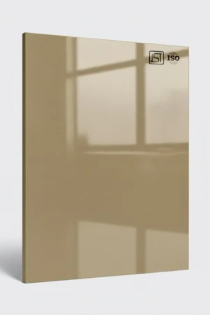 117 SG | Beige, Peanut Beige High Gloss Finish Solid Color Decorative Laminate