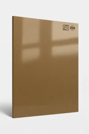 1174 SG | Beige, Caramel Brown High Gloss Finish Decorative Laminate