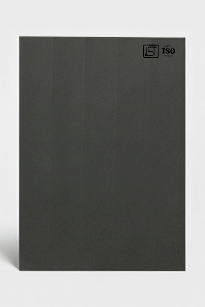 1176 EF | Dark Grey, Dark Grey Matte Finish Fluted Decorative Laminate - Image 2