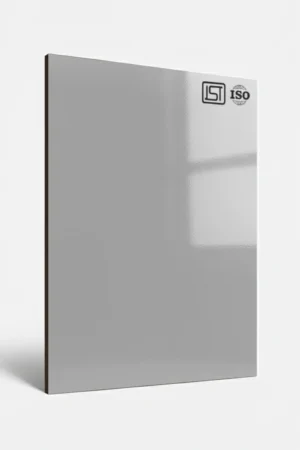 1177 SG | Silver Grey, Silver Color High Gloss Finish Decorative Laminate